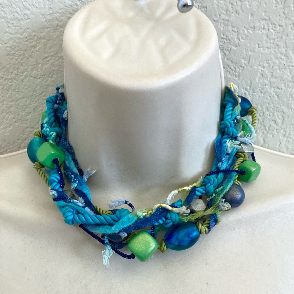 Mint Boho Style Chico’s Adjustable Length Necklace - image 2